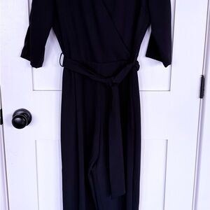 Zara navy Jumpsuit with Belt